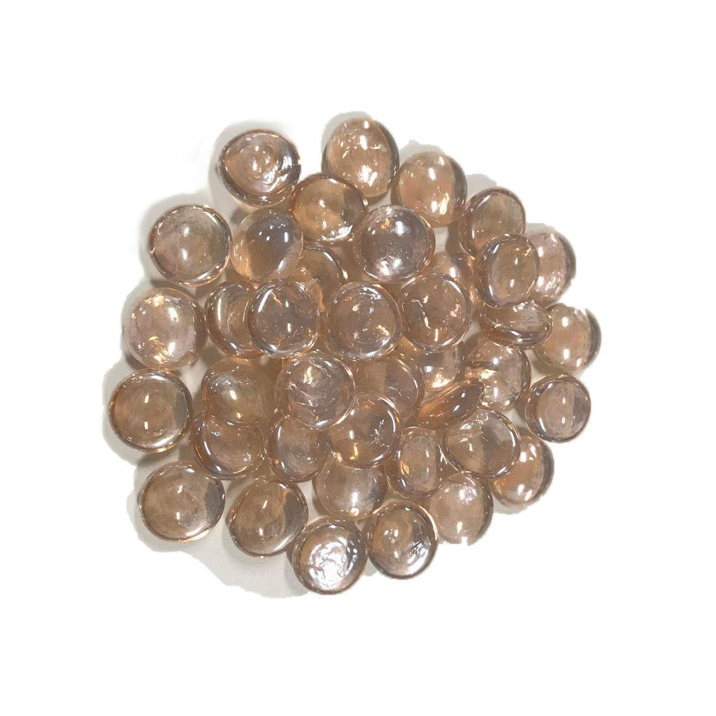 The Outdoor GreatRoom Company 5-Pound Fire Glass Gems, Amber Crystal