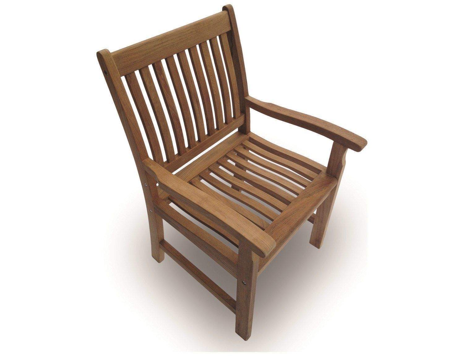 Royal Teak Collection Compass Teak Arm Chair