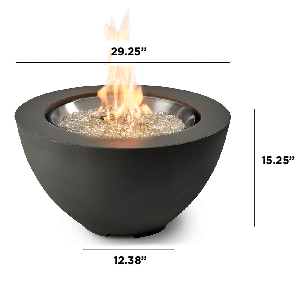The Outdoor GreatRoom Company CV-20 Cove Gas Fire Pit, 29.25-Inch