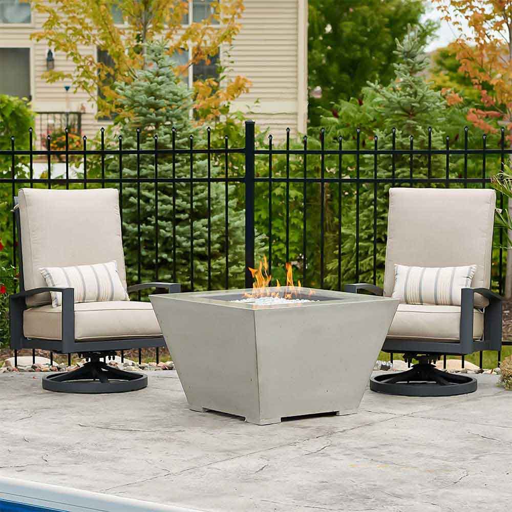 The Outdoor GreatRoom Company Cove 38-Inch Trapezoid Gas Fire Pit