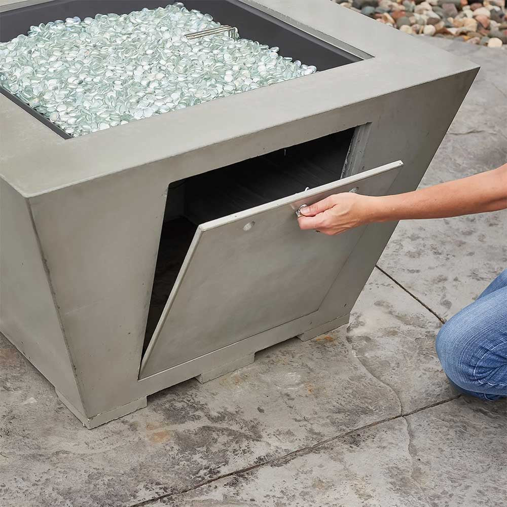 The Outdoor GreatRoom Company Cove 38-Inch Trapezoid Gas Fire Pit