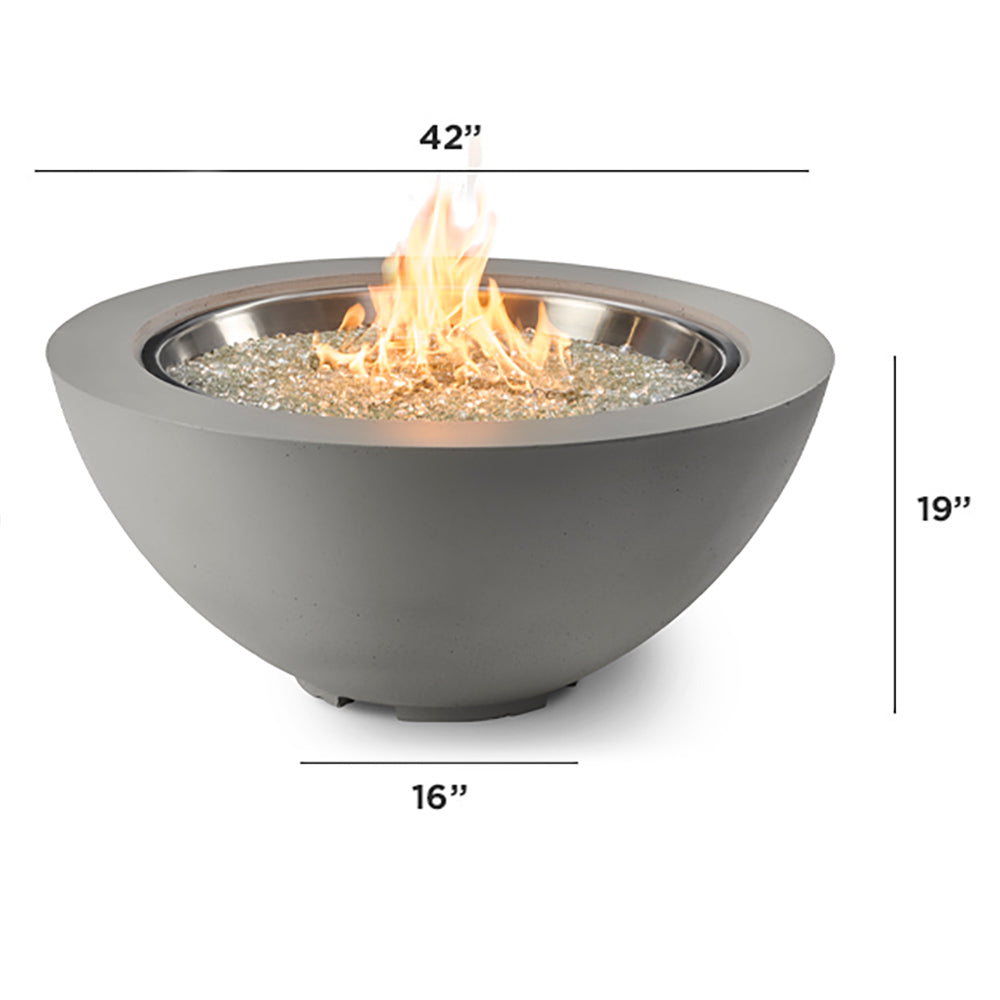 The Outdoor GreatRoom Company CV-30 Cove Gas Fire Pit, 42-Inch