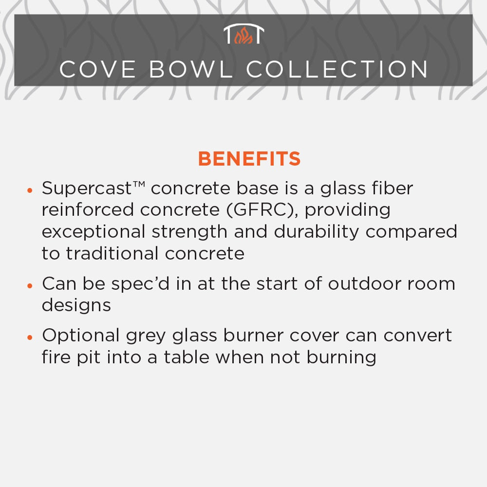 Cove Bowl Collection benefits text panel