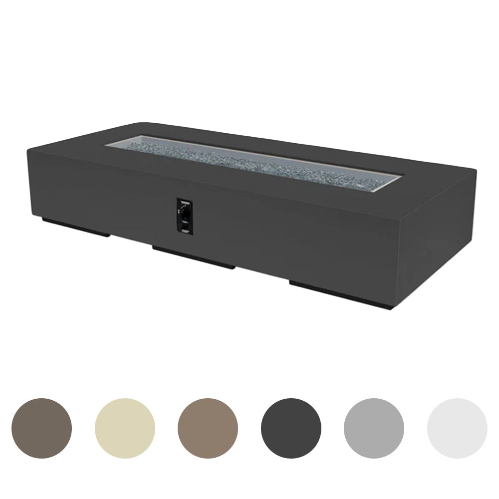 The Outdoor GreatRoom Company Cove 84-Inch Linear Gas Fire Pit Table