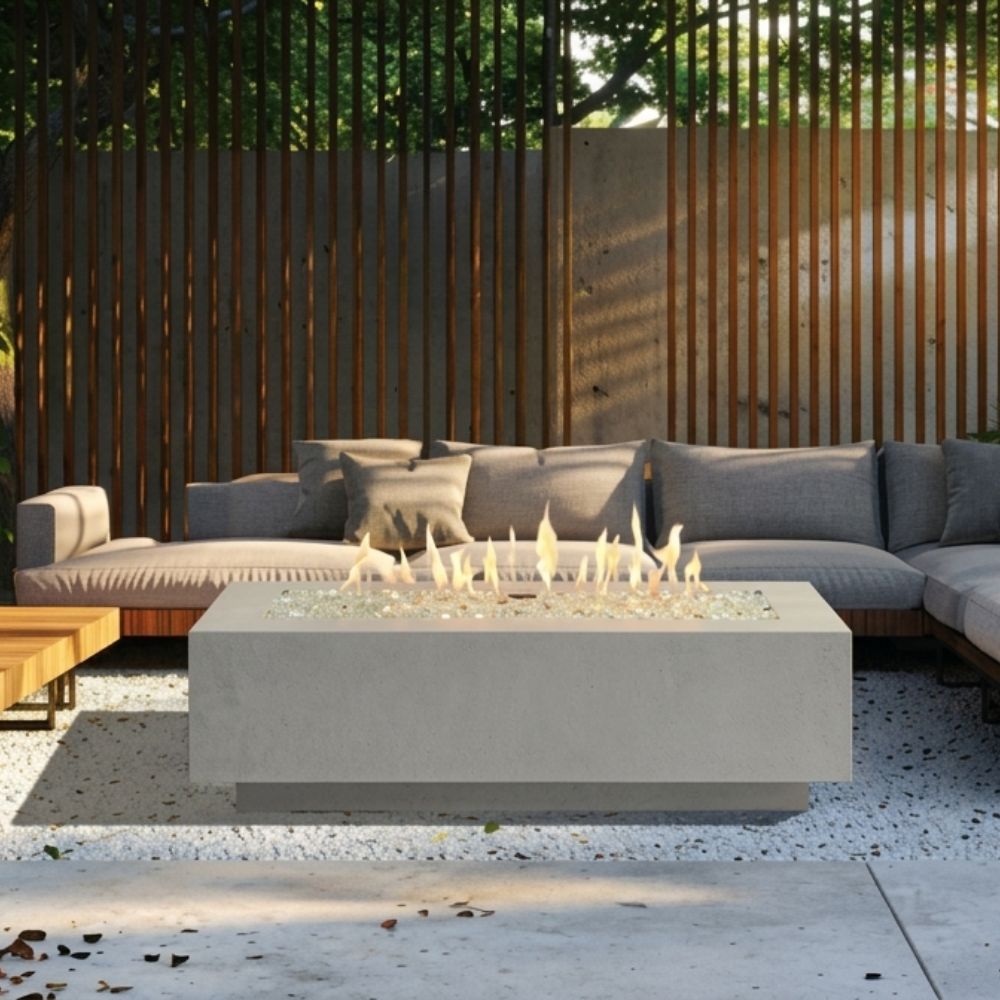 The Outdoor GreatRoom Company Cove 84-Inch Linear Gas Fire Pit Table