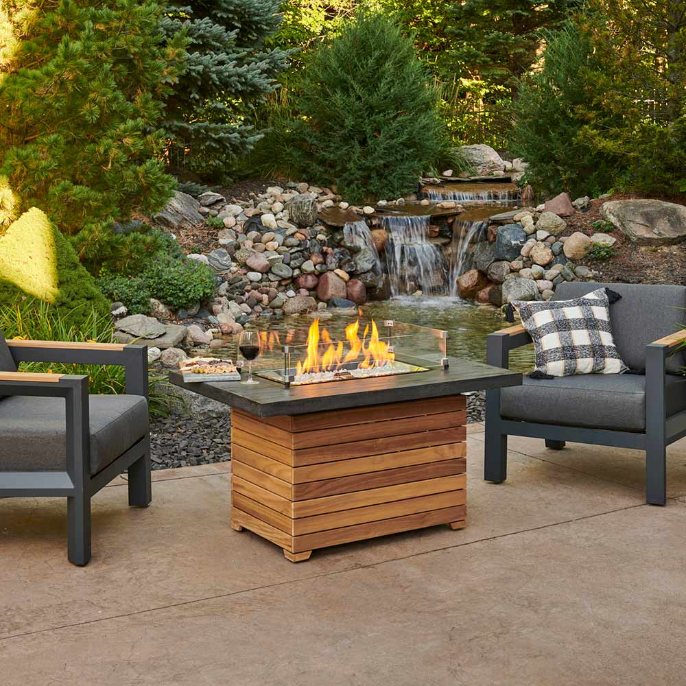 The Outdoor GreatRoom Company Darien Gas Fire Pit Table - Thumbnail 3