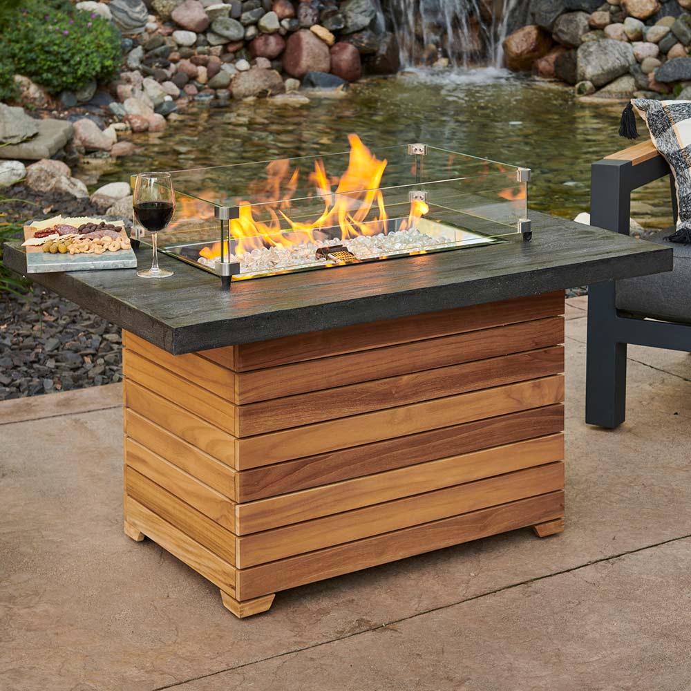 The Outdoor GreatRoom Company Darien Gas Fire Pit Table - Thumbnail 4