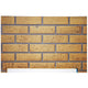 Napoleon B36 decorative brick panel, warm tan brick with speckled texture
