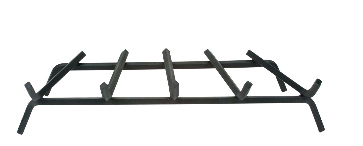 Square steel grate with dark metal frame and evenly spaced crossbars
