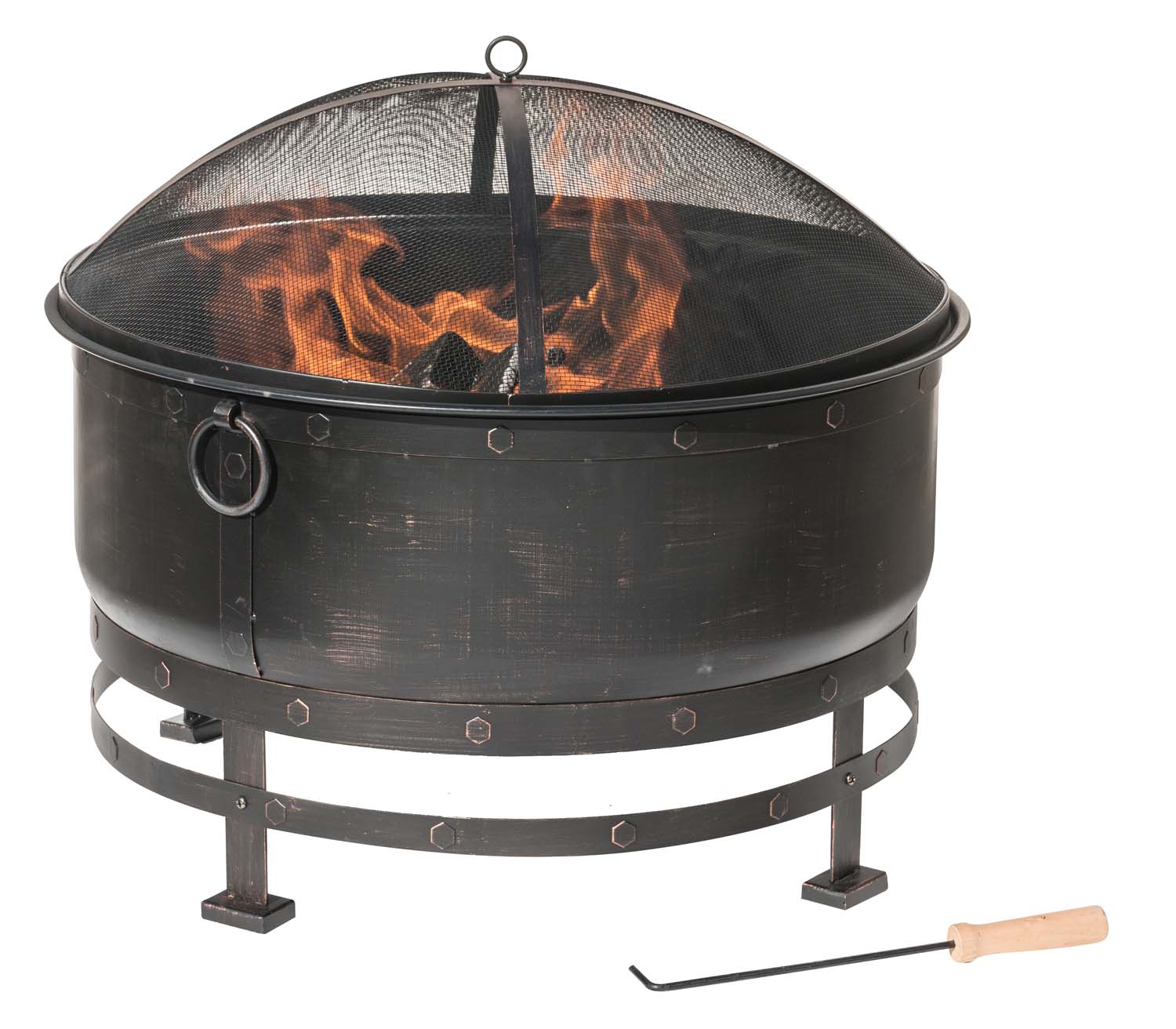 Dagan Cauldron Style Wood Burning Fire Pit