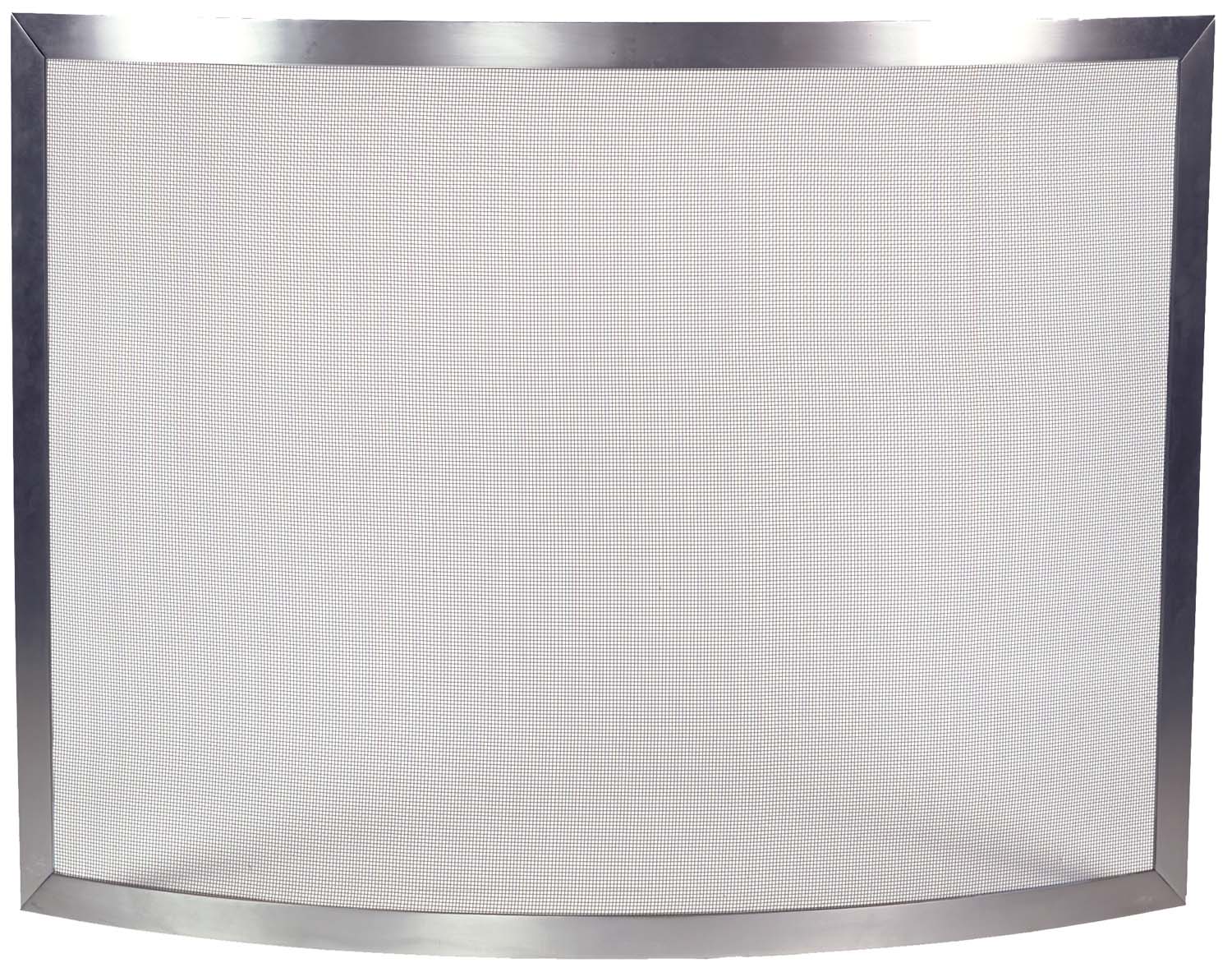 Dagan Pewter Fireplace Screen, 40x30.5-Inches