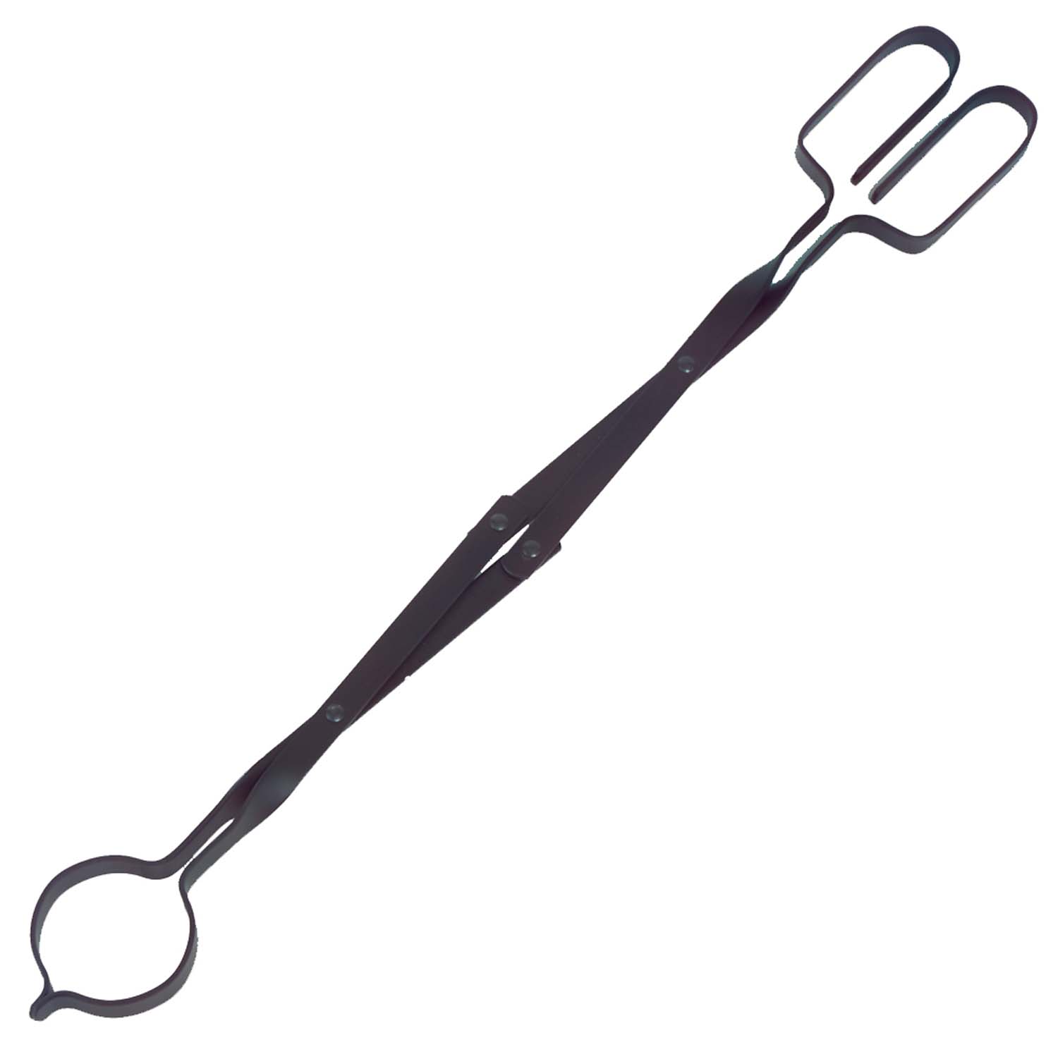 Dagan 26-inch scissor tong with twin loop handles, dark finish metal.