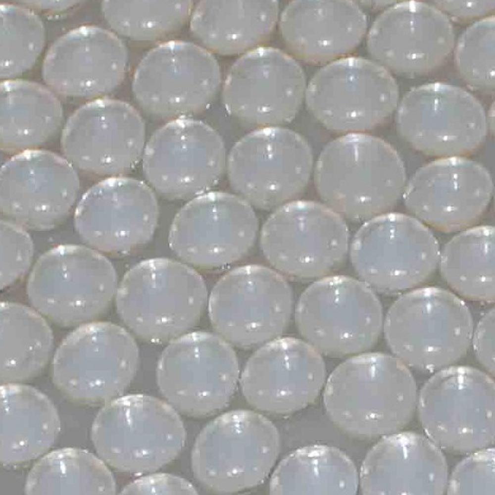 Decorative glass droplets, clear frosted beads for display and crafts
