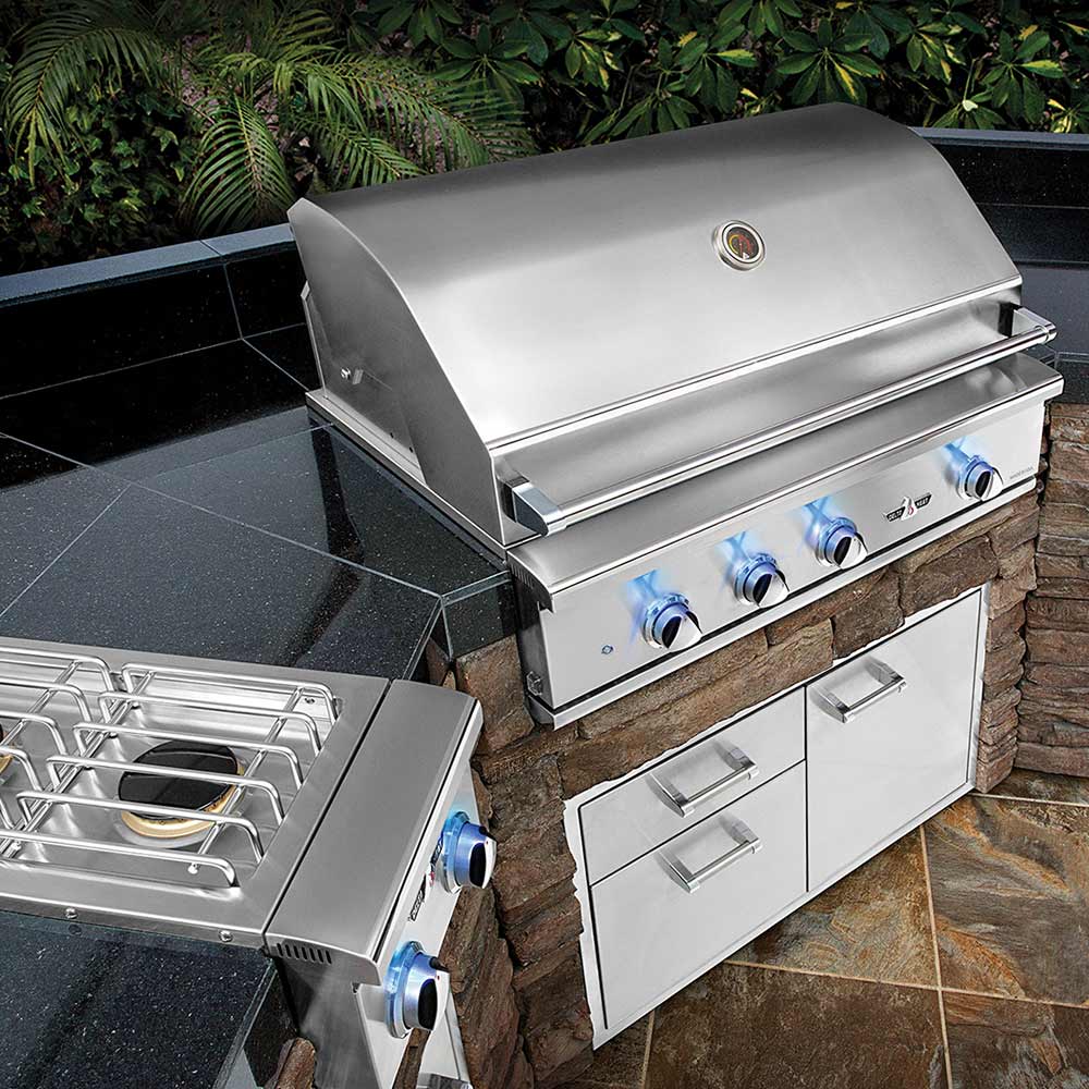 Delta Heat DHBQ38-D Freestanding Gas Grill, 38-Inches