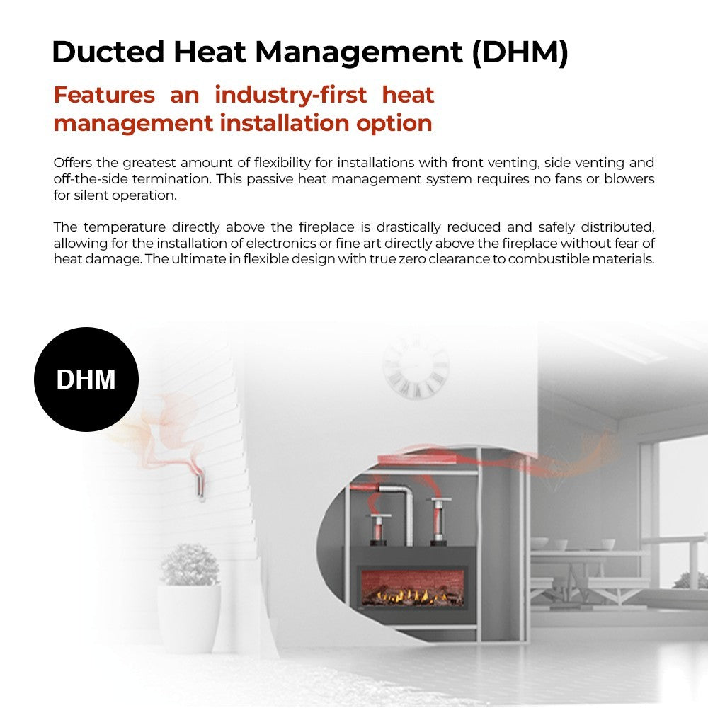 Napoleon Ducted Heat Management Front Discharge Kit for Elevation X Direct Vent Gas Fireplace
