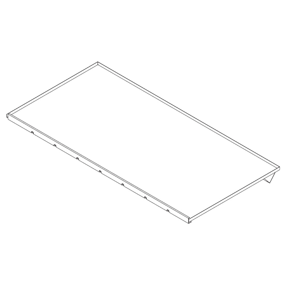 36-inch stainless steel drain pan, rectangular tray with drainage holes