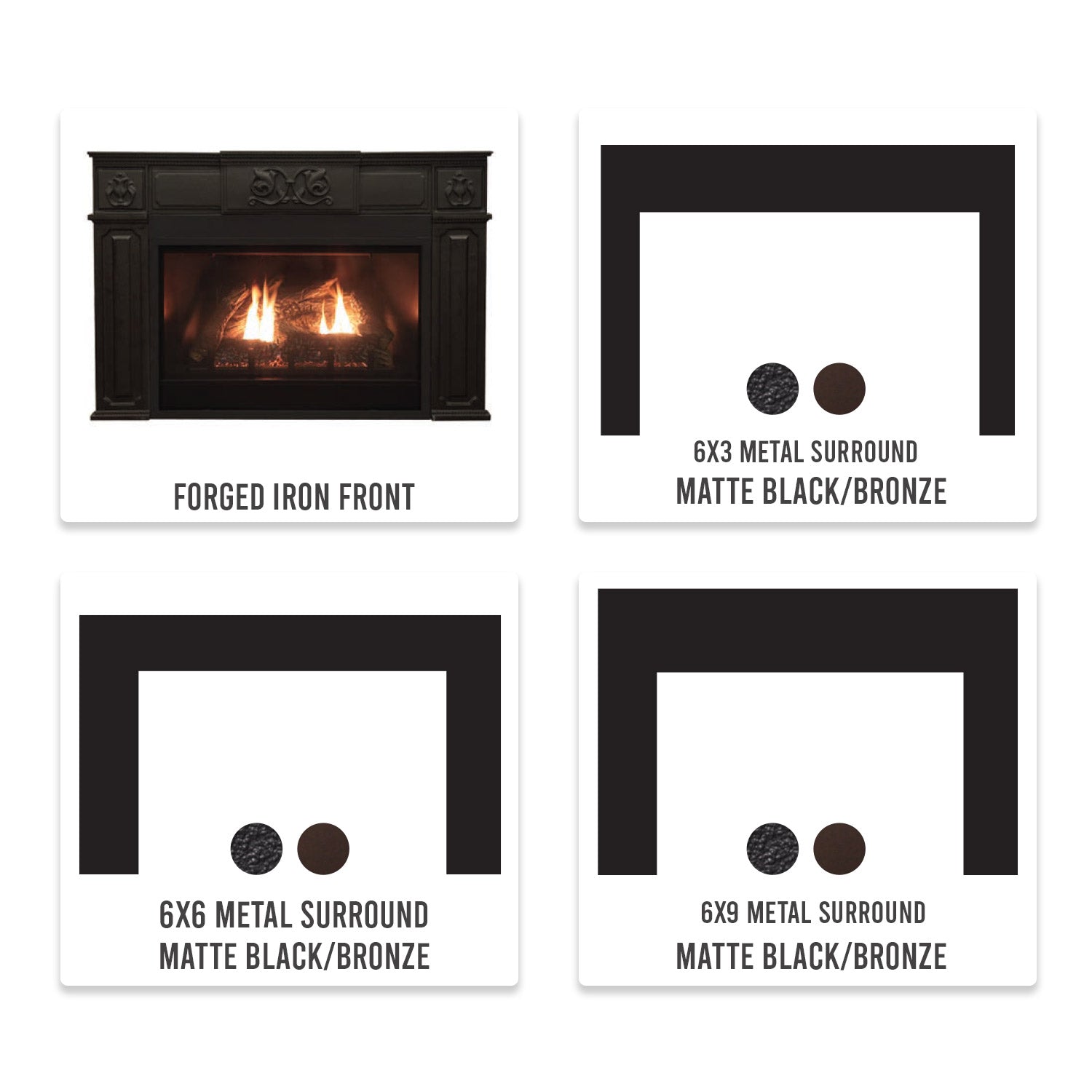 White Mountain Hearth DVC20IN Innsbrook Clean-Face Direct Vent Gas Fireplace Insert, 20-Inches