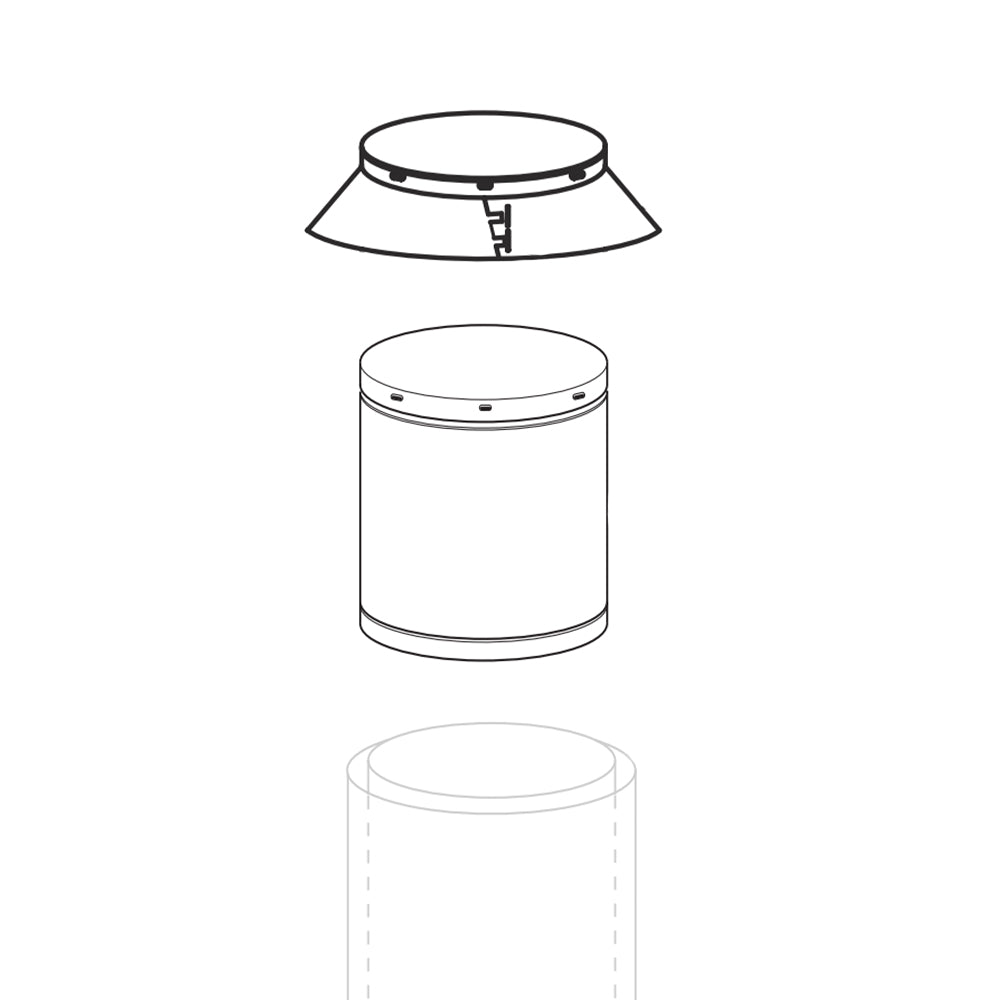 Superior European Copper Termination Adaptor Kit for 12-Inch Chimney