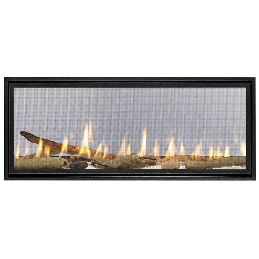 Majestic Echelon II 48-Inch See-Through Direct Vent Gas Fireplace with LED Lighting & Remote Control