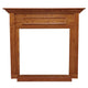 White Mountain Hearth EMBF3 Cabinet Mantel with Base for Breckenridge VFD36 Deluxe Firebox