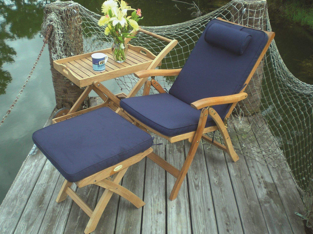 Royal Teak Collection Estate Teak Reclining Chair