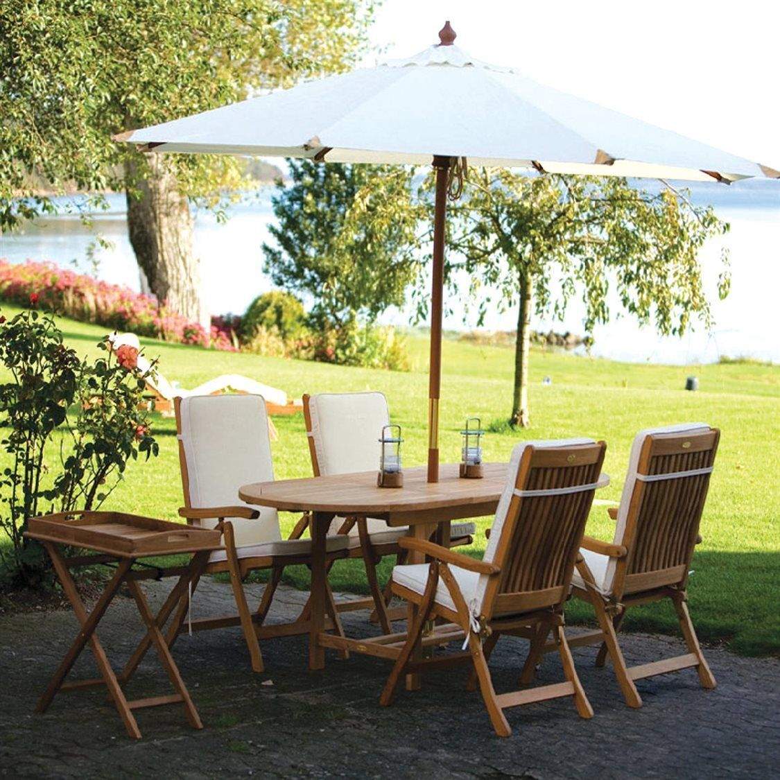 Royal Teak Collection Estate Teak Reclining Chair