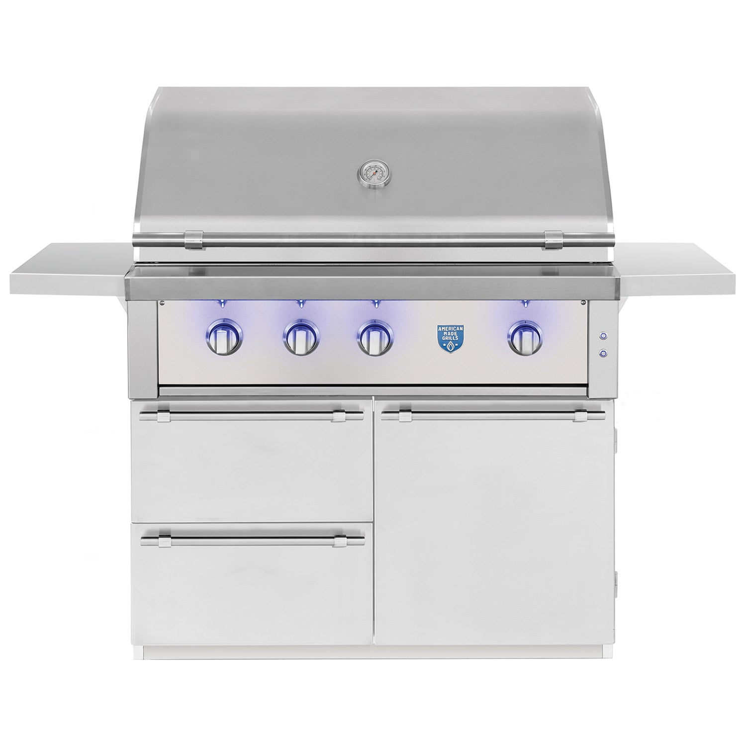 American Made Grills AMG-EST42-CART Estate 42-Inch Gas Grill with Infrared Searing Burner and Rotisserie Kit on Cart