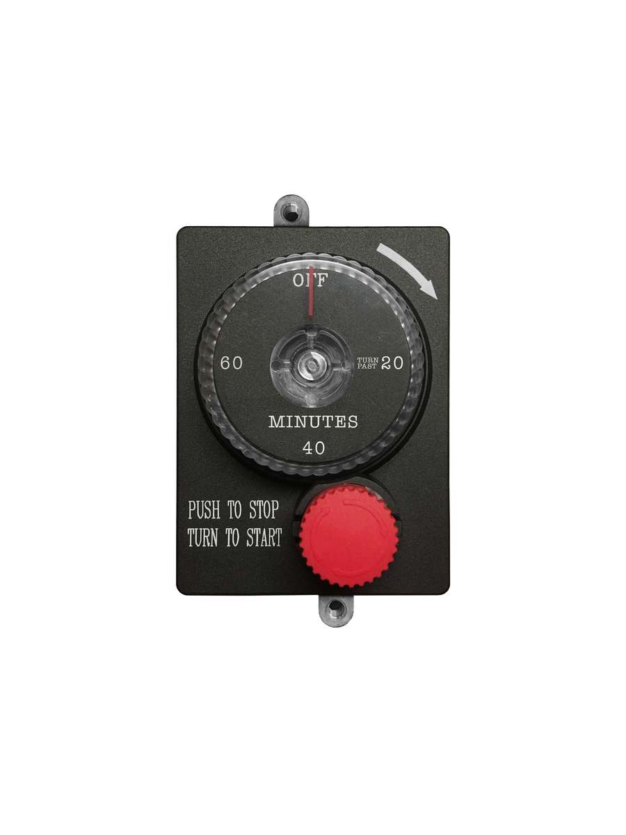 Firegear Mechanical Timer with Emergency Shut-Off, 1-Hour