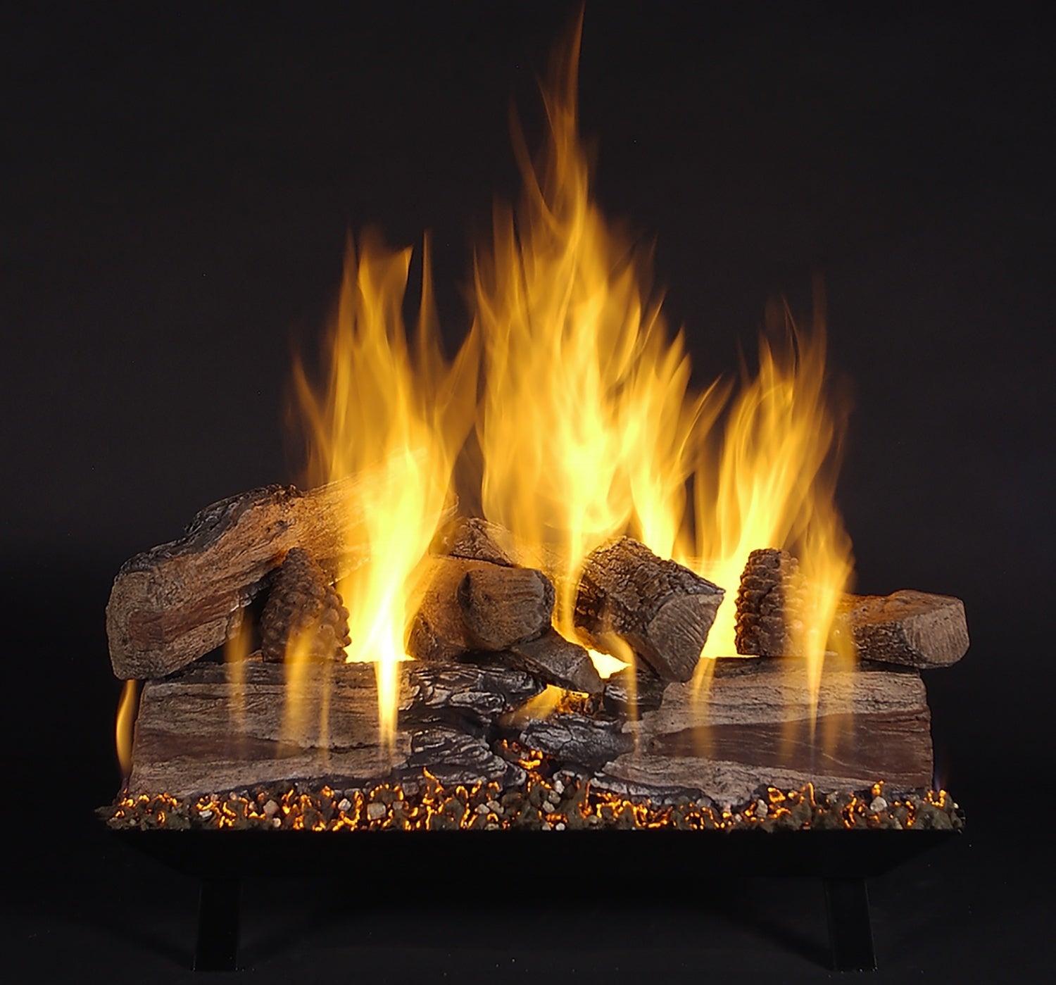 Rasmussen Evening CrossFire Series Fireplace Log Set