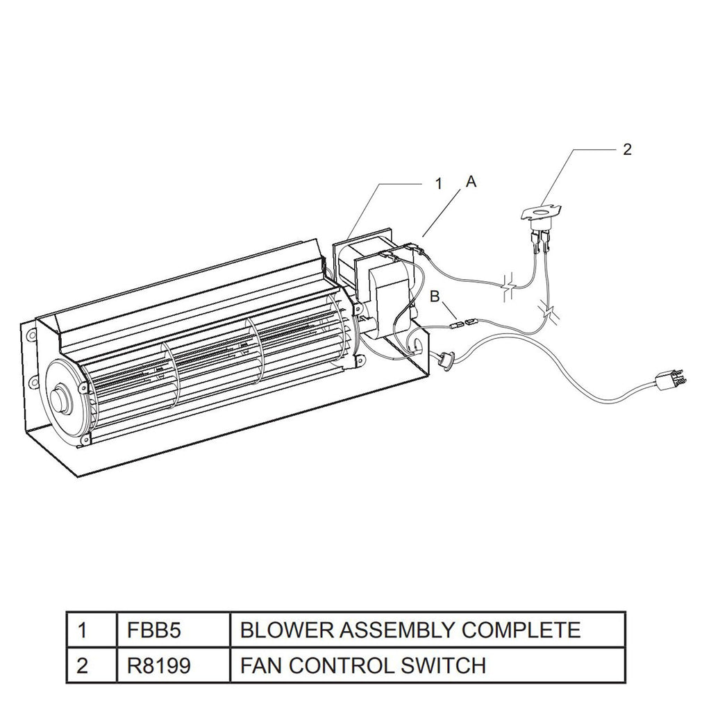 White Mountain Hearth Variable Speed Control for FBB5 Fireplace Blower