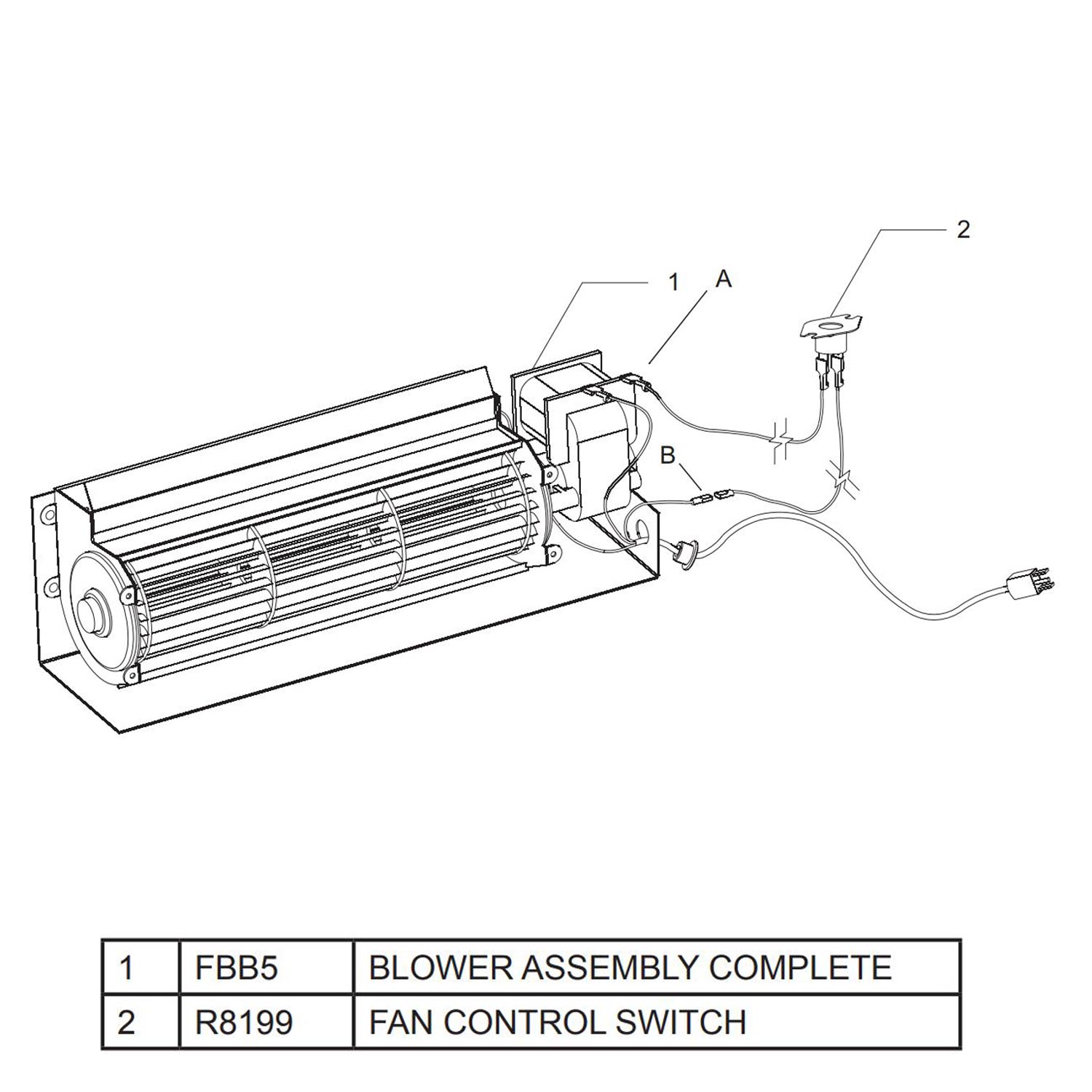 White Mountain Hearth Variable Speed Control for FBB5 Fireplace Blower