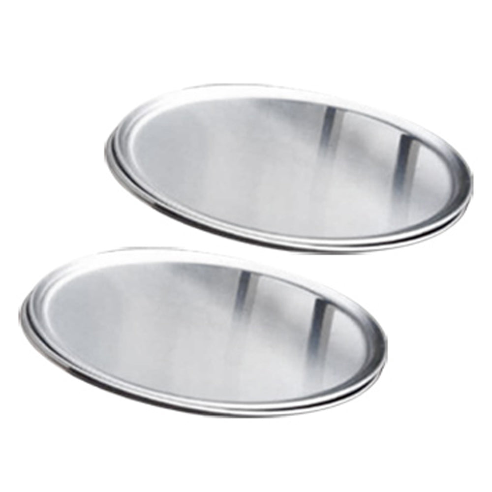 HPC Fire Forno de Pizza Set of Two Aluminum Oven Pans, 12-Inch Diameter