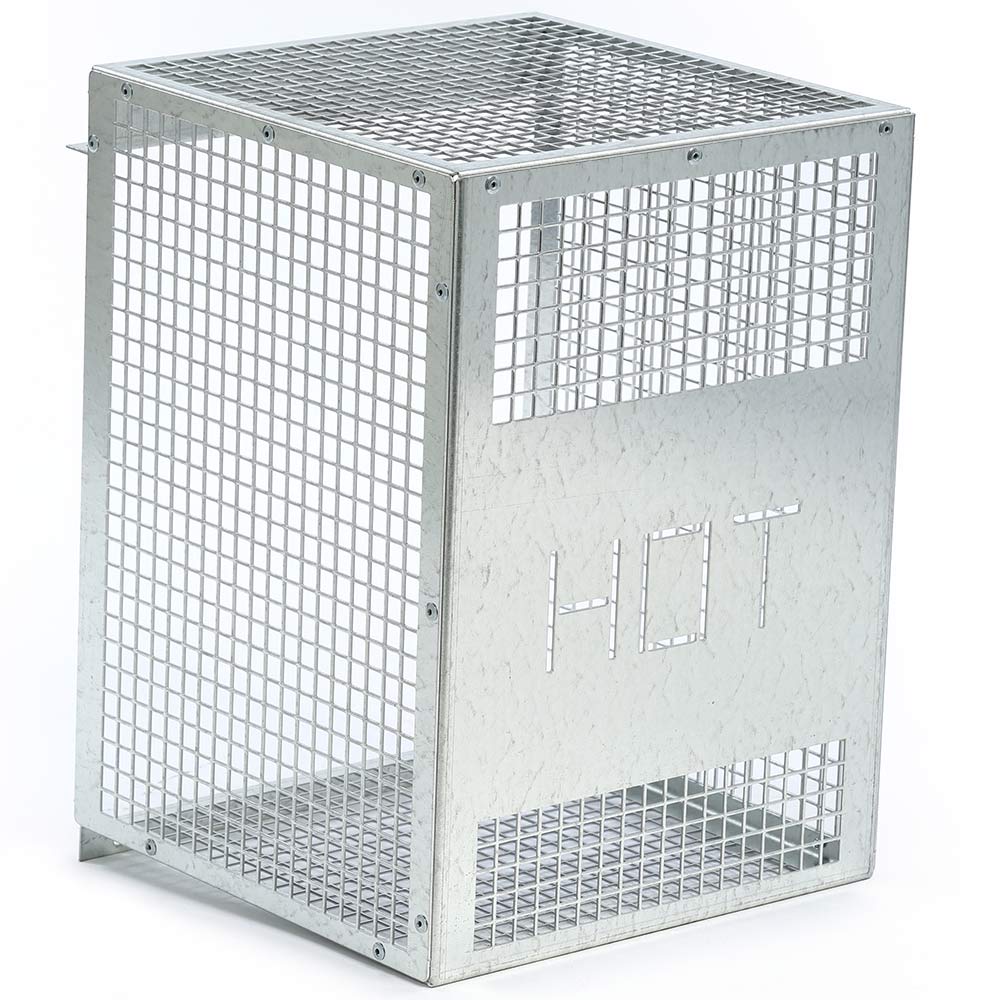 Kingsman stucco shield with metal mesh panels for 4x7 horizontal venting