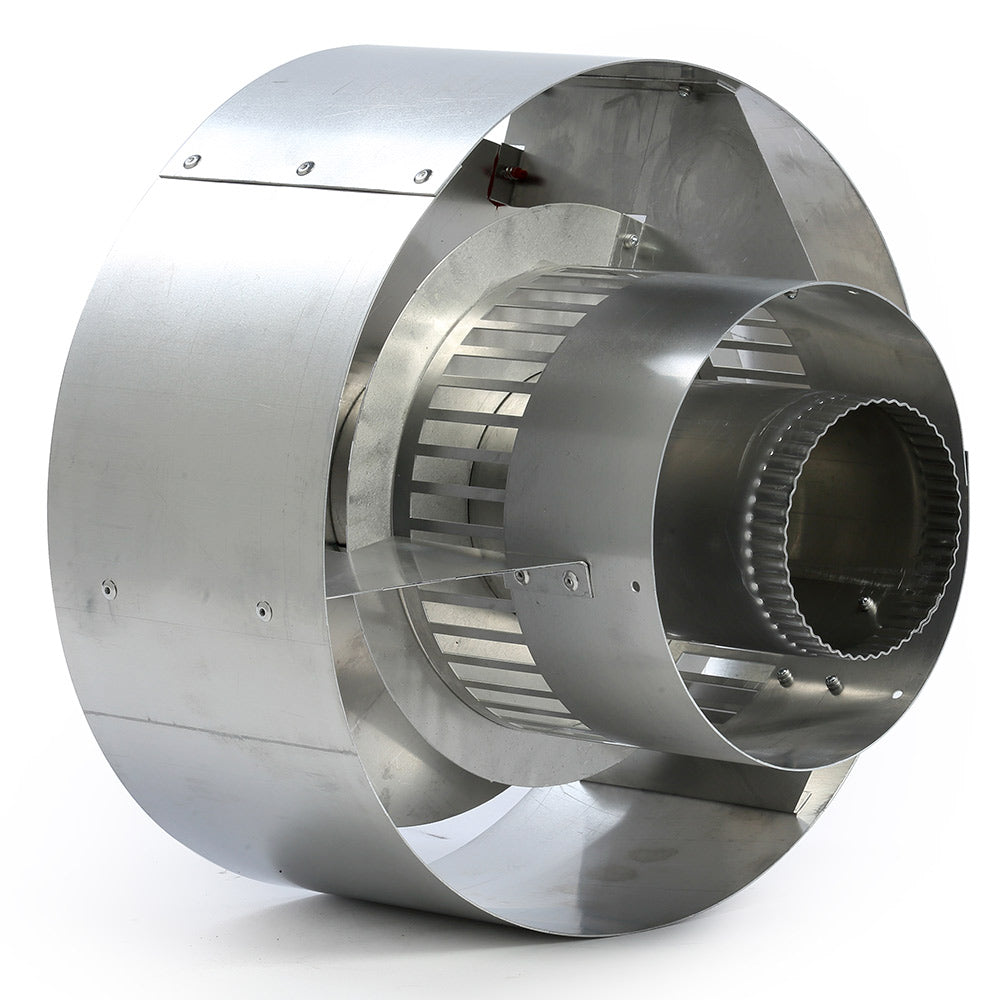Metal convertible chimney vent termination with circular opening and internal louvers