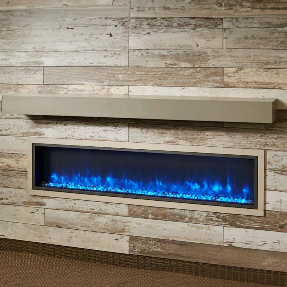 Hearth & Home Technologies 60-Inch Non-Combustible Cove Gray Mantel Shelf