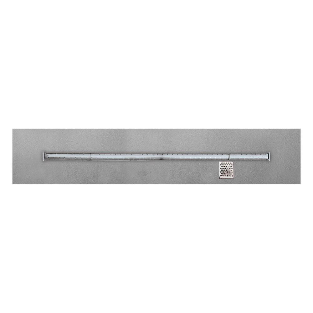 Firegear FG-LOF-STFTPSI Line of Fire Flame Sensing Spark Ignition Gas Fire Pit Burner Kit with Flat Pan & Stainless Steel T-Shaped Burner