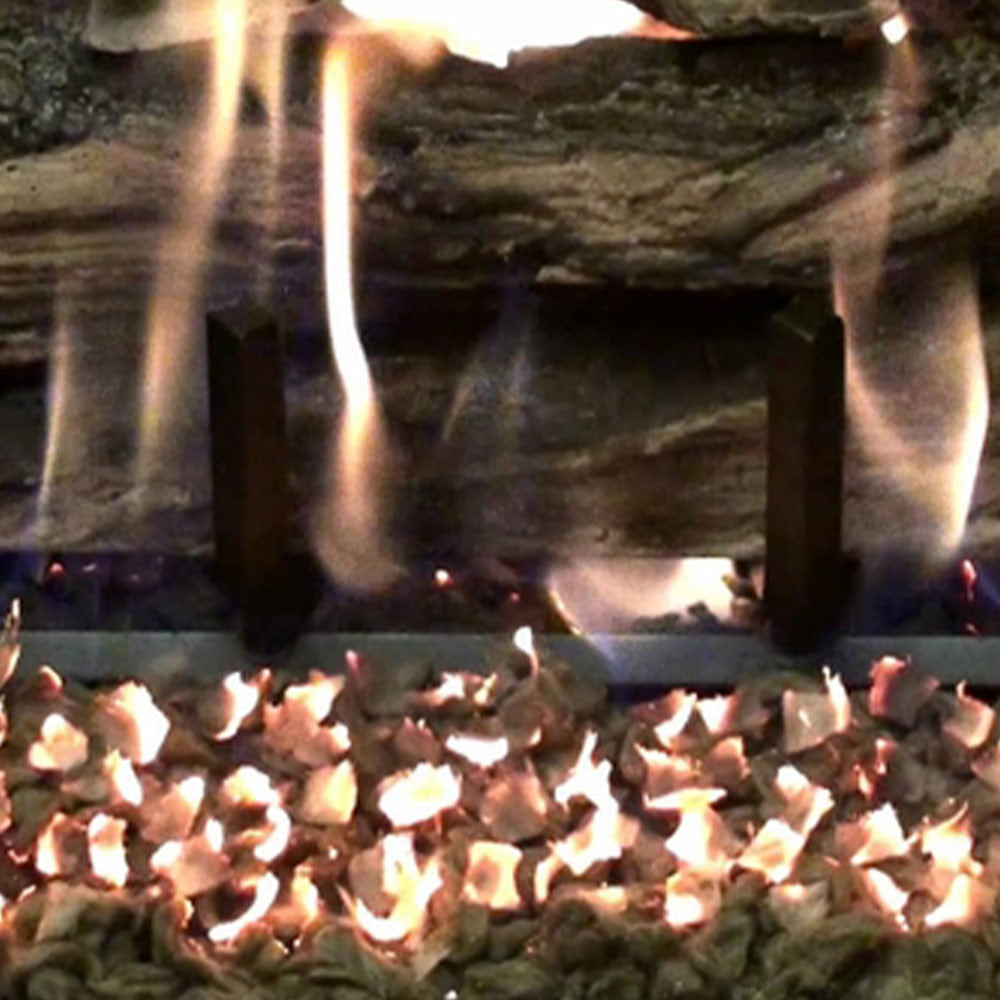 Superior Platinum Glowing Embers Fireplace Media