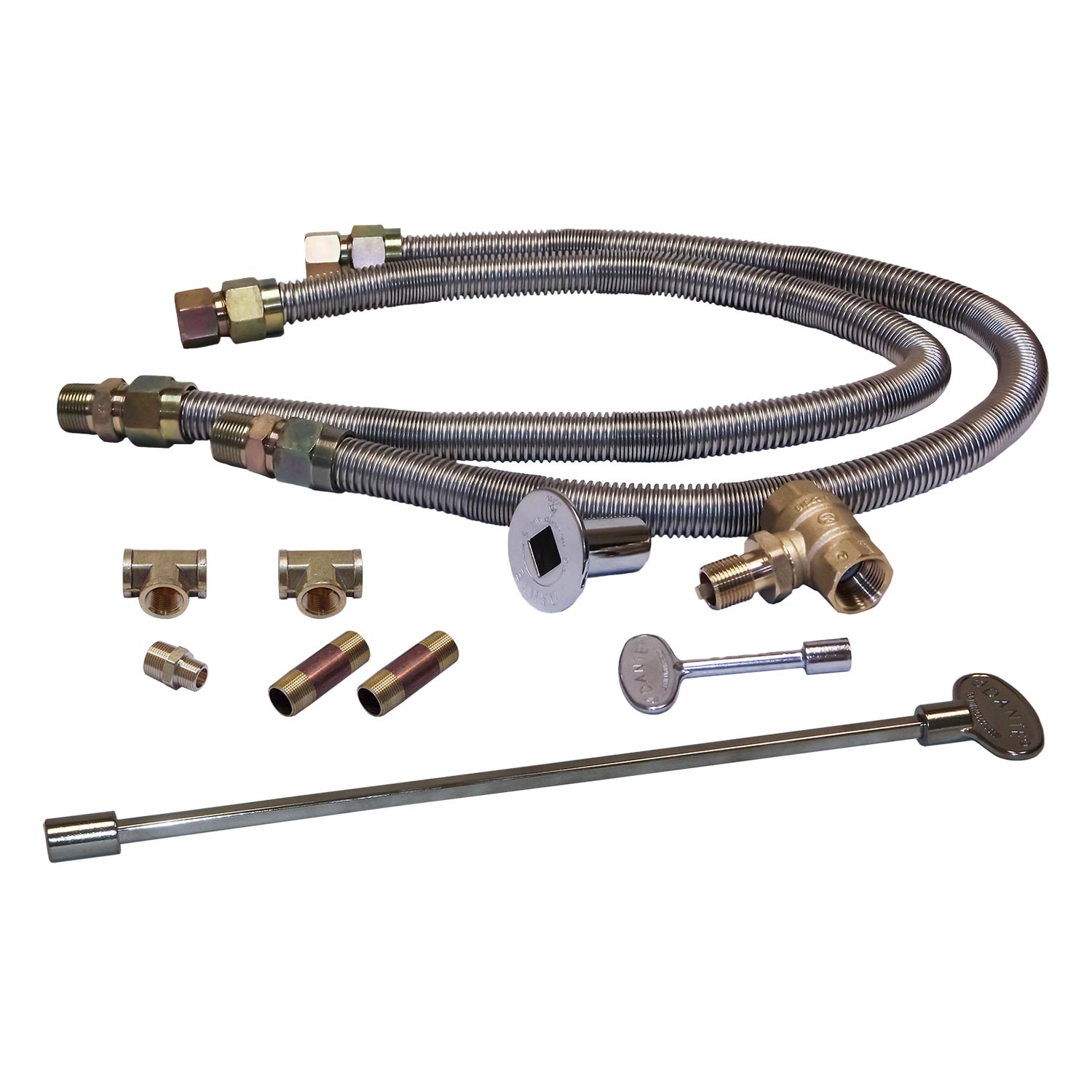 Warming Trends Double Flex Line & Key Valve Kit