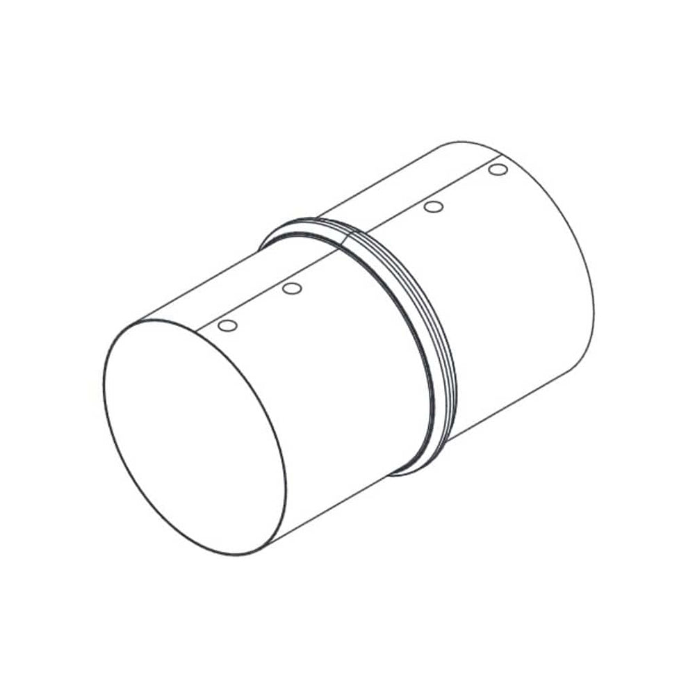 Majestic 3-inch liner connector kit, cylindrical sleeves with inner ring