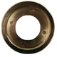 Floor plate ring in antique copper tone, round face with four mounting holes
