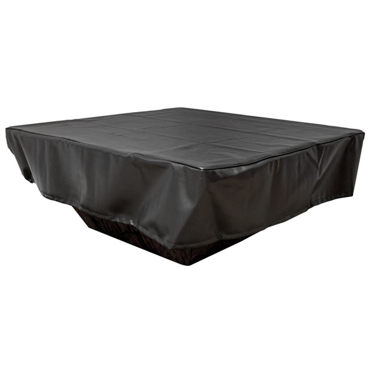 HPC Fire Square Black Vinyl Fire Pit Cover, 60x60 Inch