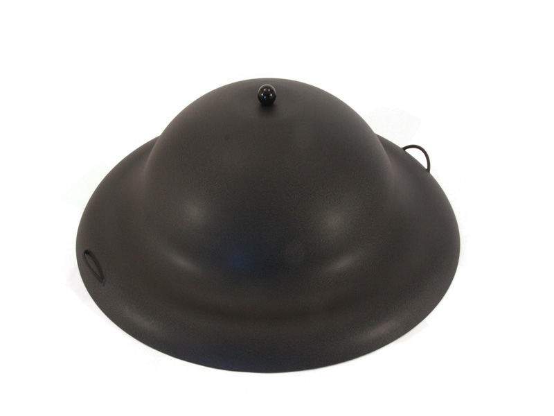 HPC Fire Round Aluminum Fire Pit Cover, 44 Inch, Black