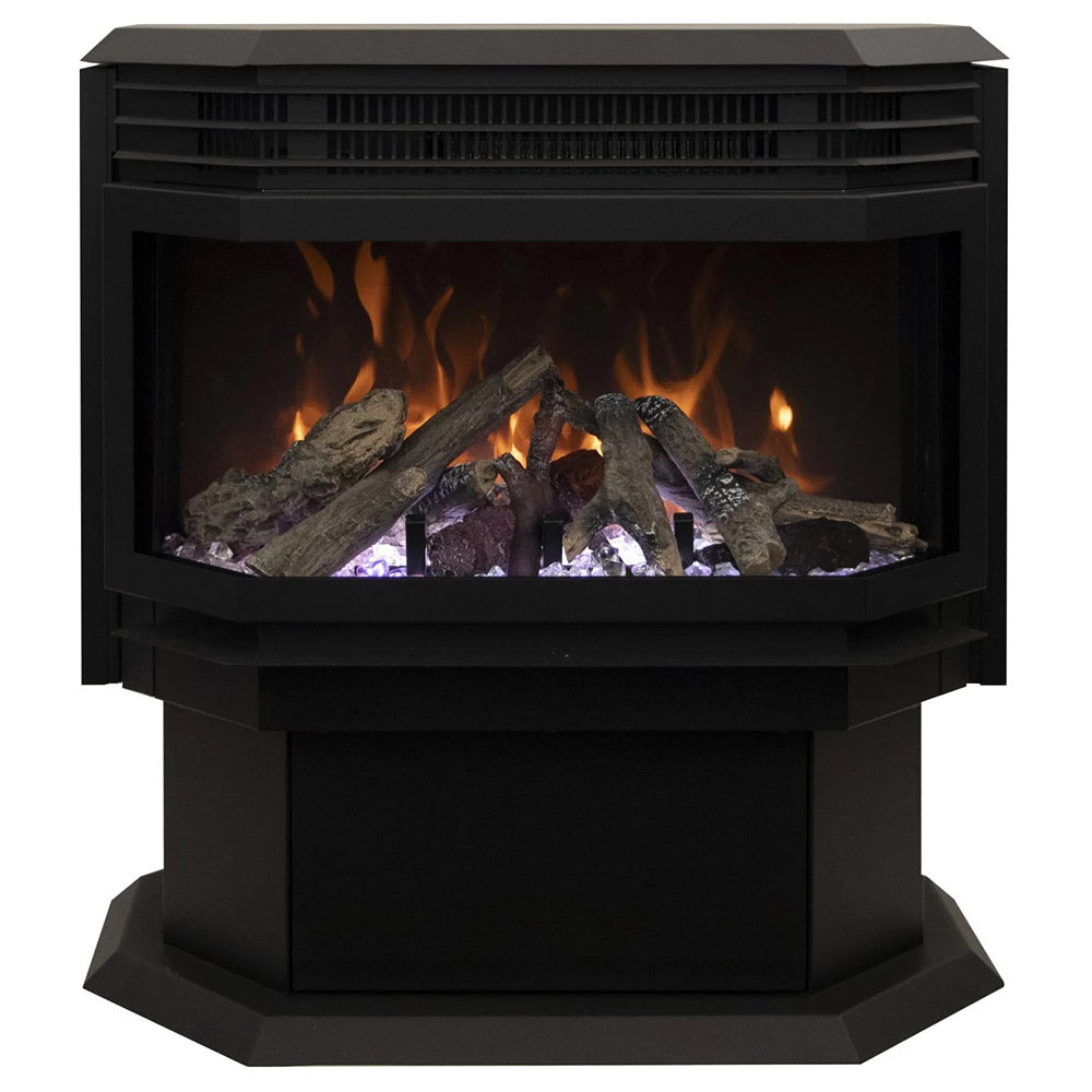Amantii Freestand Series 26-Inch Lumina Electric Fireplace with Logs