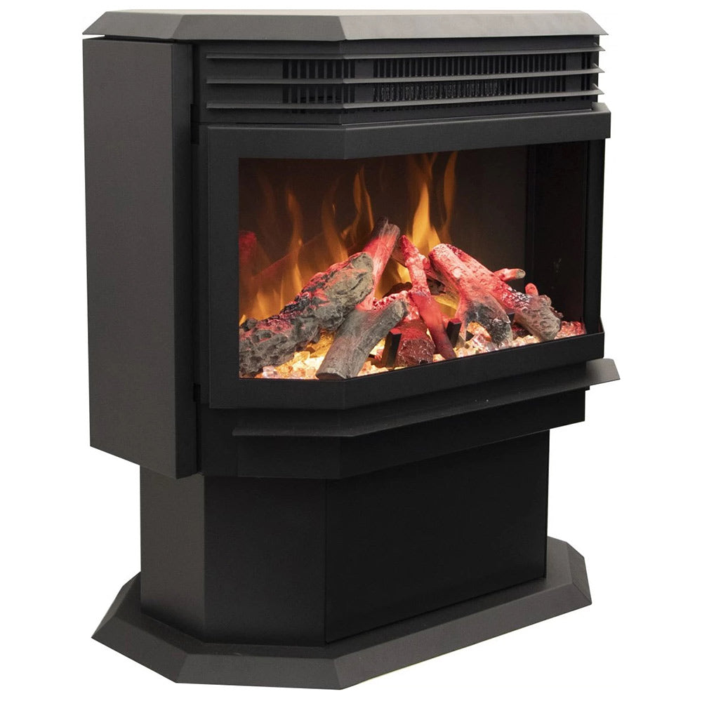 Amantii Freestand Series 26-Inch Lumina Electric Fireplace with Logs