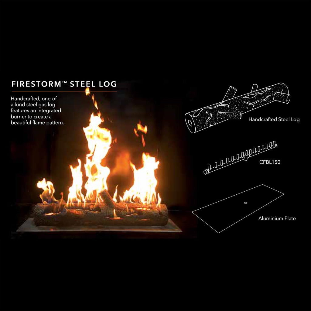 Crossfire by Warming Trends 24 Volt Platinum Electronic Ignition Steel Log Burner Kit