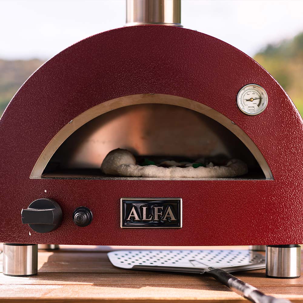Alfa Moderno Portable Gas Pizza Oven with 31.5-Inch Cooking Station