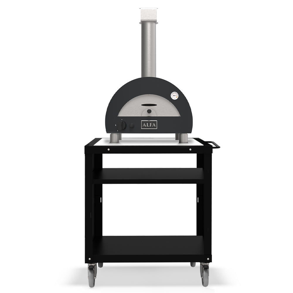 Alfa Moderno Portable Gas Pizza Oven with 31.5-Inch Cooking Station