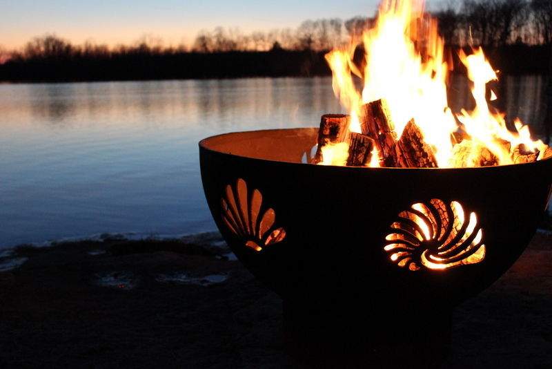 Fire Pit Art BEAC Beachcomber Gas Fire Pit