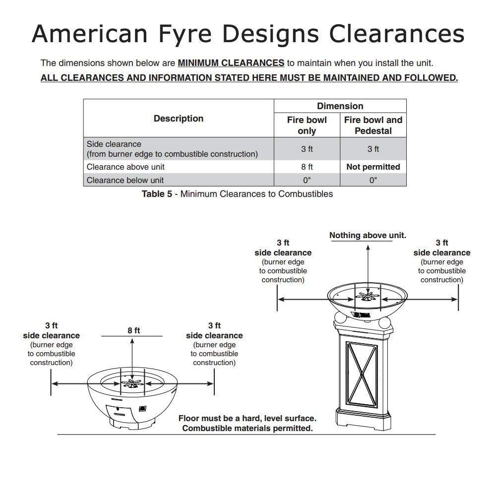 American Fyre Designs Marseille GRFC 24-Inch Fire Bowl