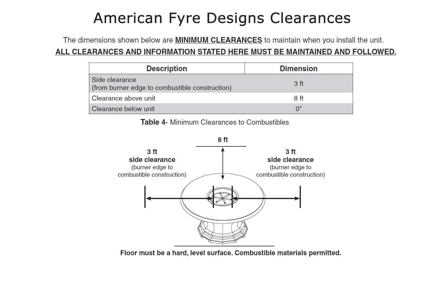 American Fyre Designs Contempo 44-Inch Square Reclaimed Wood Chat Height Fire Table
